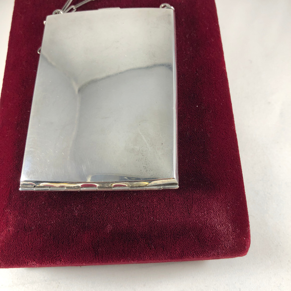 HP Vintage 925 Silver Dance Purse Compact Mirror Price is Firm - Picture 3 of 8